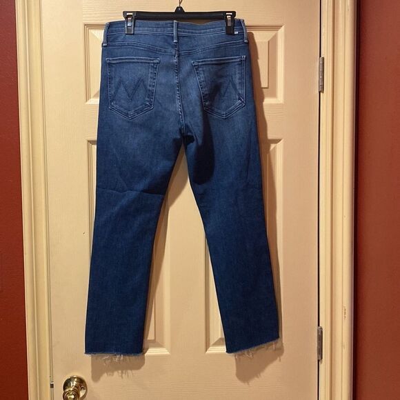 MOTHER MID RISE DAZZLER CROP FRAY WERE ALL IN THIS TOGETHER NWOT - Picture 4 of 16